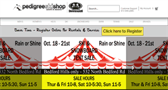 Desktop Screenshot of pedigreeskishop.com